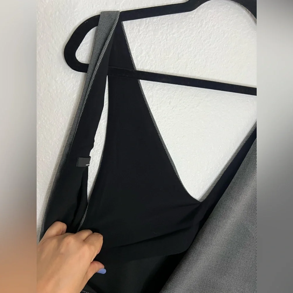 ZARA Grey Mini Sexy Dress With Side Pockets Size S. - Picture 6 of 7